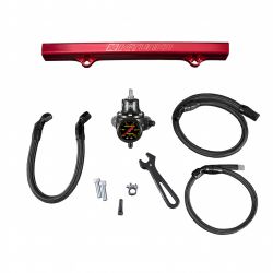 K-Tuned K Swap 6AN OEM Style Fuel System with Red Fuel Rail
